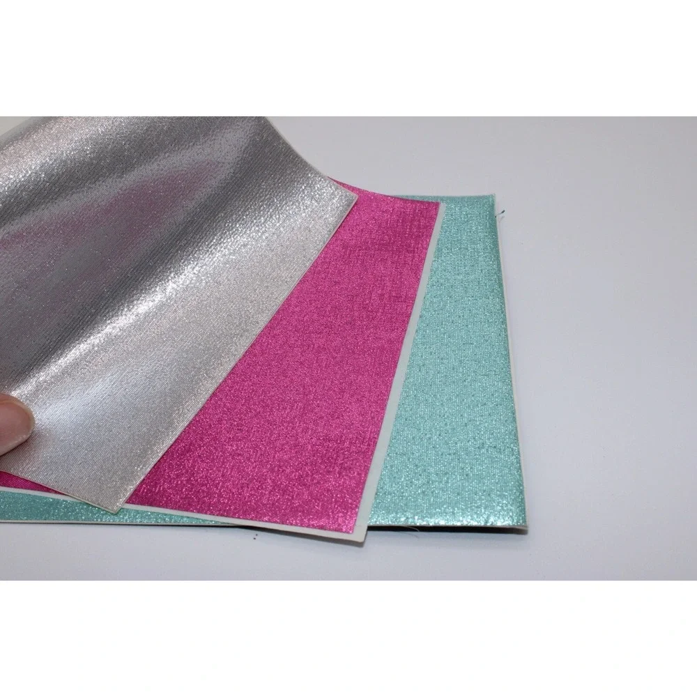 Designer Fabrics Lame 90s Create Your Own Design Pkg, Each has 3 5x7 Lame Pieces